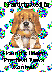 Hounds Pretty Paws Participation Award